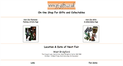 Desktop Screenshot of pj-gifts.co.uk